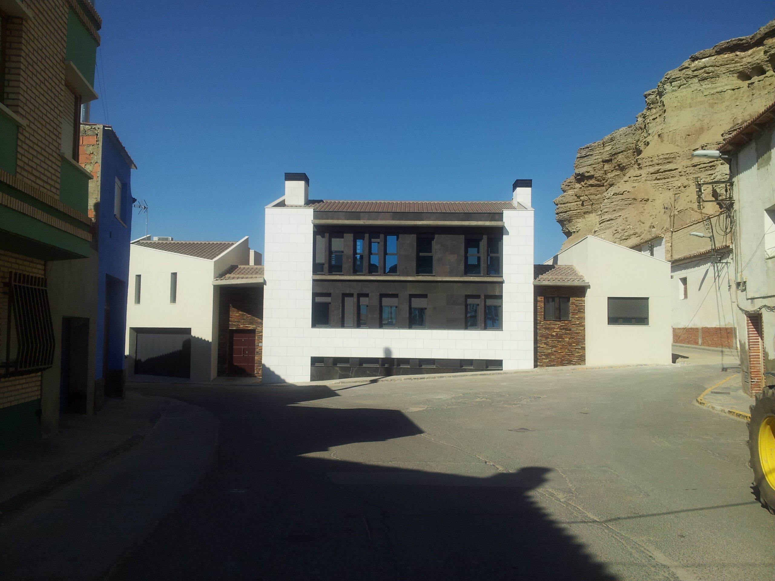 fachada de un vivienda unifamiliar