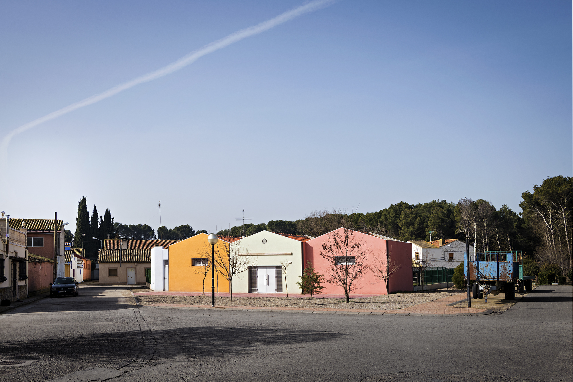 edificio de la piscina municipal
